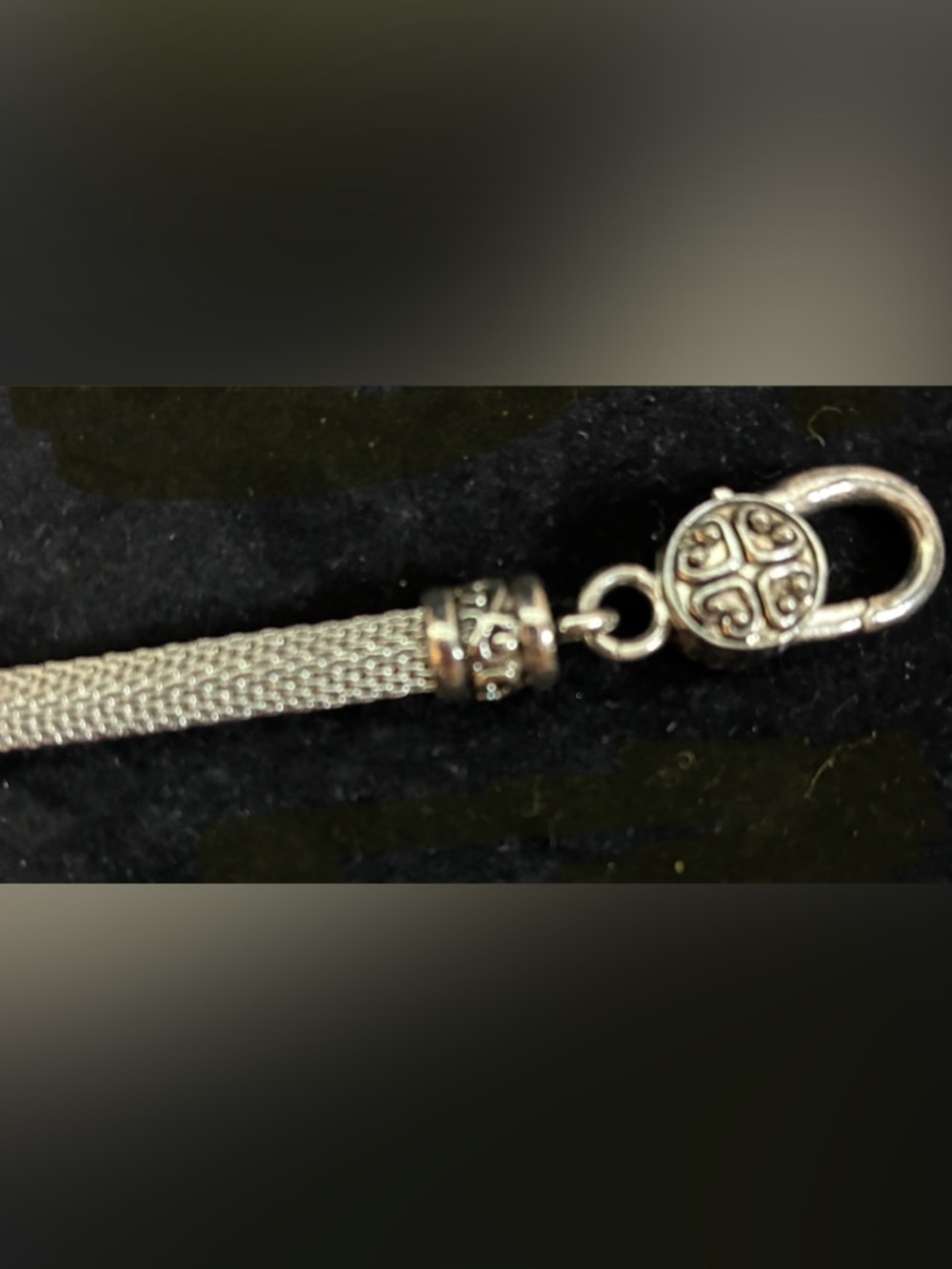 Brighton EUC Silvertone mesh bracelet @ size 6 - Picture 5 of 8